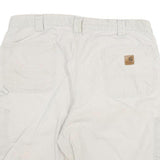 CARHARTT Mens Shorts Beige Casual Cotton Blend 2XL W36 Durable Workwear