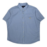 Polo By Ralph Lauren Striped Short Sleeve Shirt - 2XL Blue Cotton