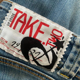 Take Two Jeans - 29W UK 6 Blue Cotton