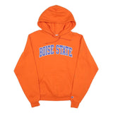 CHAMPION Mens Orange Boise State Pullover Hoodie S Cotton Blend Casual