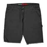 Dickies Cargo Shorts - 36″ Waist Black Cotton Blend