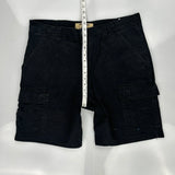 Wrangler Cargo Shorts - 37W 10L Black Cotton