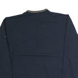 NIKE Mens Blue Pullover V-Neck XL Golf Sports Sweatshirt Embroidered Logo