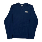 The North Face Sweatshirt - Large Blue Cotton