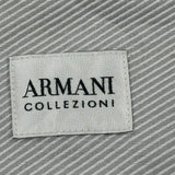 Armani Shirt - Large Grey Cotton