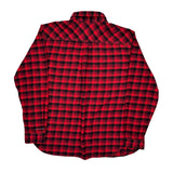 Columbia Checked Flannel Shirt - XL Black Cotton