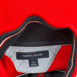 Tommy Hilfiger 1/4 Zip - Small Red Cotton