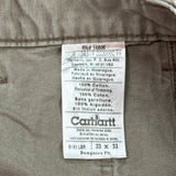 Carhartt Carpenter Trousers - 32W 32L Brown Cotton