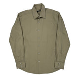 Boss Shirt - Large Khaki Cotton