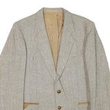 MCGREGOR Mens Beige Wool Blend Jacket M Woven Classic Button Closure