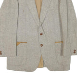 MCGREGOR Mens Beige Wool Blend Jacket M Woven Classic Button Closure