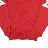 ERIMA Mens Red White & Blue Zigzag Polyester Blend Athletic Zip Jacket M