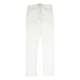 CALVIN KLEIN JEANS Womens White Slim Skinny Denim W30 L32 Zip Cotton Blend