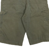 CARHARTT Mens Shorts Green Casual Cotton Blend M W32 Workwear Utility
