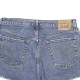 LEVI'S Womens Denim Blue Cut-Off Shorts L W30 Classic Cotton Blend
