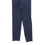 LEVI'S Womens Blue Slim Skinny Denim Medium W25 L24 Distressed Raw Hem Jeans