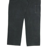 DICKIES Mens Jeans Black Regular Straight Denim W38 L31 Workwear Zip Closure