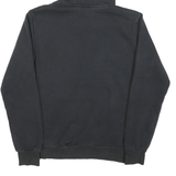 ADIDAS Womens Black Hoodie S Gold Logo Cotton Blend Pullover Hoodie