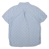 THE NORTH FACE Mens Blue Shirt L Cotton Blend Lightweight Short Sleeve Casual