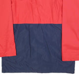 HELLY HANSEN Mens Red & Navy Zip Polyester L Outdoor Jacket Weatherproof
