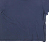 TOMMY JEANS Womens Navy Blue Graphic T-Shirt L Short Sleeve Crew Neck