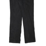 WRANGLER Mens Black Regular Fit Straight Denim W31 L31 Cotton Blend Zip Jeans