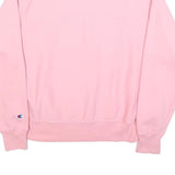 CHAMPION REVERSE WEAVE Womens Pink Crew Neck L Sweatshirt Cotton Pullover