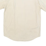 CARHARTT Mens Beige Cotton Blend Short Sleeve Shirt L Workwear Casual