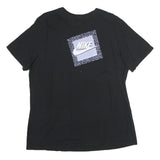 NIKE Mens Black Graphic T-Shirt XL Short Sleeve Crew Neck Casual Cotton