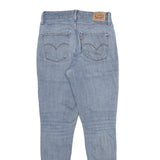 LEVI'S 721 High Rise Skinny Womens Jeans Blue Slim Denim Medium W28 L30 Stretch