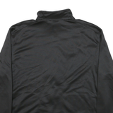 PUMA Mens Black Zip Track Jacket L Polyester Plain Sportswear Leisure