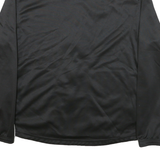 PUMA Mens Black Zip Track Jacket L Polyester Plain Sportswear Leisure