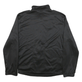 PUMA Mens Black Zip Track Jacket L Polyester Plain Sportswear Leisure