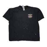 Honolulu Harley Davidson Graphic T-Shirt - 3XL Black Cotton