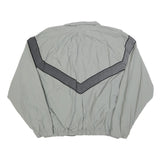 JWOD Mens Grey & Charcoal Military Style Zip Jacket L Polyester Blend Casual