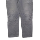 CARHARTT Mens Cotton Blend Grey Relaxed Fit Straight Leg Trousers W40 L32