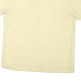CHAPS Mens Yellow Basic Cotton Blend Short Sleeve Polo Shirt L Classic Fit
