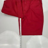 Polo By Ralph Lauren Chino Shorts - 36W 8L Red Cotton
