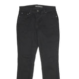 LEVI'S 505 Womens Jeans Black Regular Straight Denim W28 L32 Zip Cotton Blend
