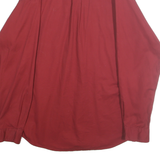 DOCKERS Mens Red Shirt XL Cotton Button Down Long Sleeve Casual