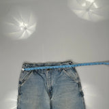 Carhartt Carpenter Jeans - 33W 30L Light Wash Cotton