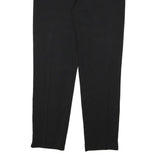 CARLA FERRONI Womens Polyester Blend Black Slim Slim Trousers W30 L28 Elegant
