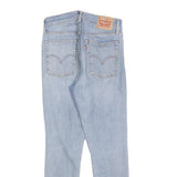 LEVI'S Womens Slim Light Blue Denim Slim Jeans W27 L27 Distressed