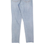 LEVI'S Womens Slim Light Blue Denim Slim Jeans W27 L27 Distressed