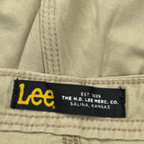 Lee Cargo Cargo Shorts - 32W 11L Beige Cotton