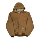 Carhartt Frj237 Brn Jacket - Large Brown Cotton