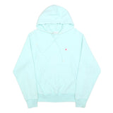CHAMPION REVERSE WEAVE Mens Blue Pullover Hoodie S Cotton Blend Casual Wear