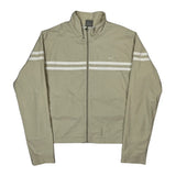 Nike Windbreaker - Large Beige Polyester