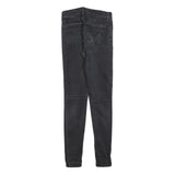 LEVI'S 720 BIG E Womens Jeans Black Slim Skinny Denim Medium W26 L29 Stretch