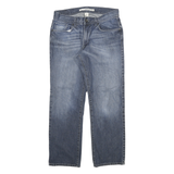 DKNY Mens Jeans Blue Regular Straight Denim Medium W32 L30 Classic Cotton Zip